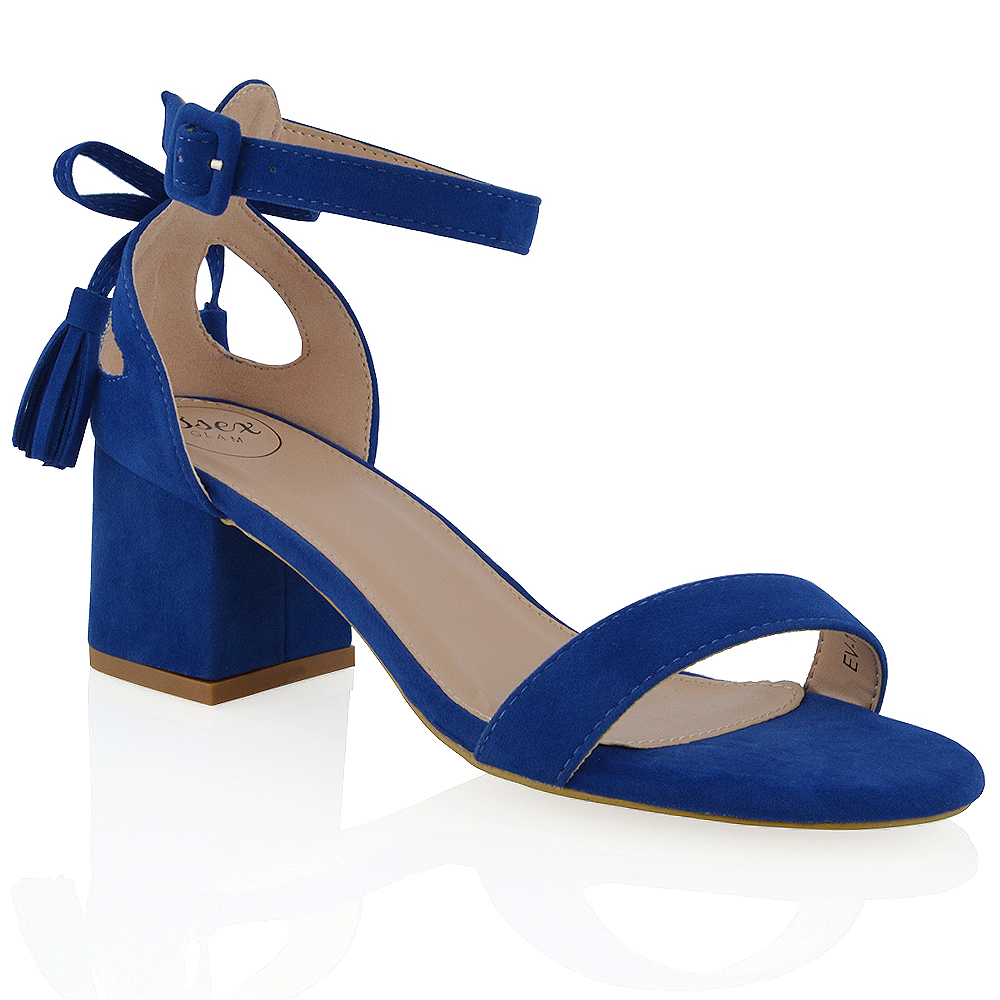 navy low heel sandals uk