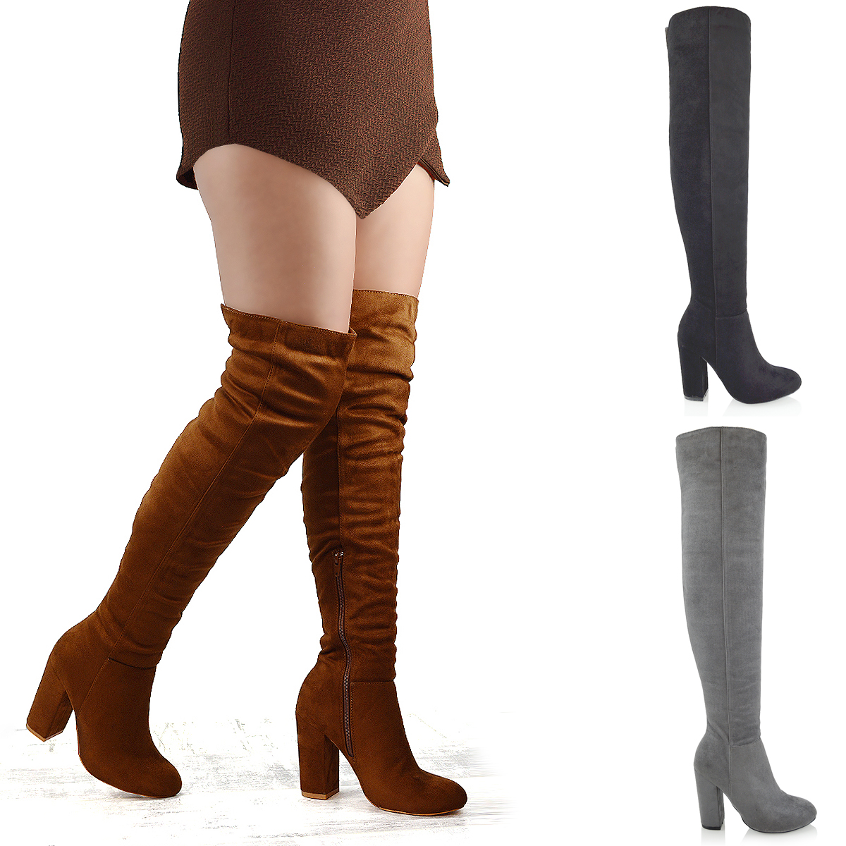 jellypop grey boots